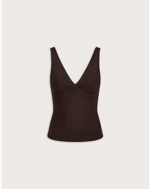 Tala Black Dayflex V Neck Tank Top