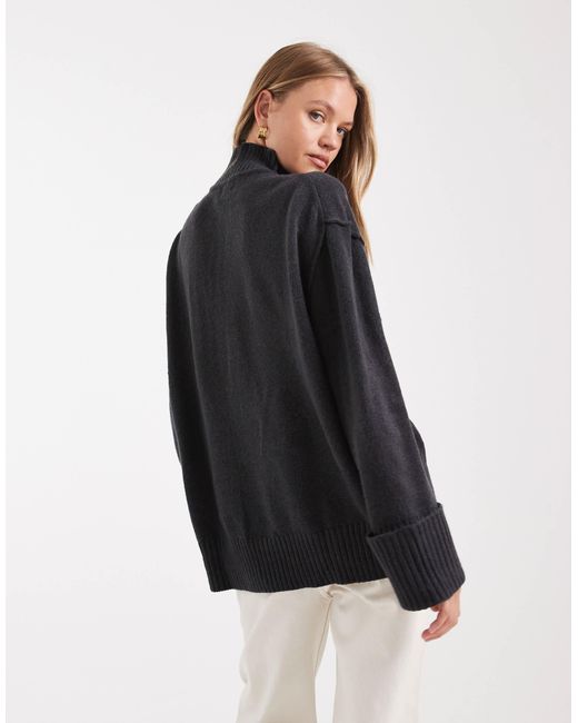 ASOS Black – oversize-pullover