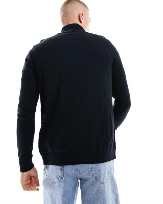 Pull zippé en maille SELECTED pour homme en coloris Blue