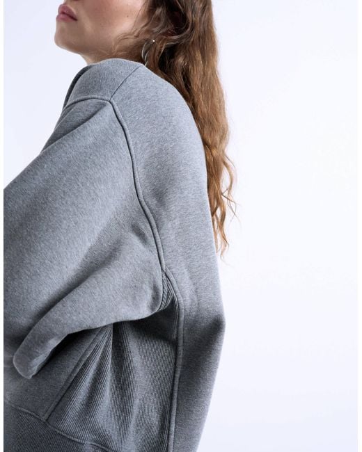 TOPSHOP Gray Ultimate Sweat
