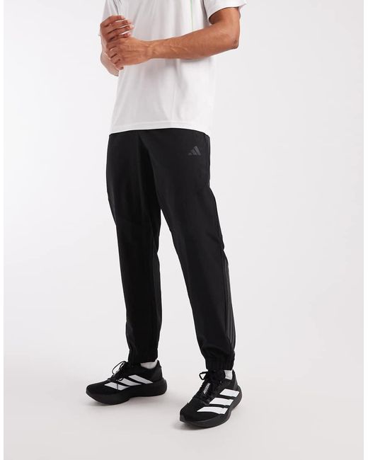 Adidas Originals White Tech Essentials Workout Trackpants for men