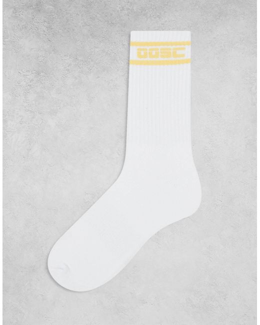 Chaussettes OOSC pour homme en coloris White