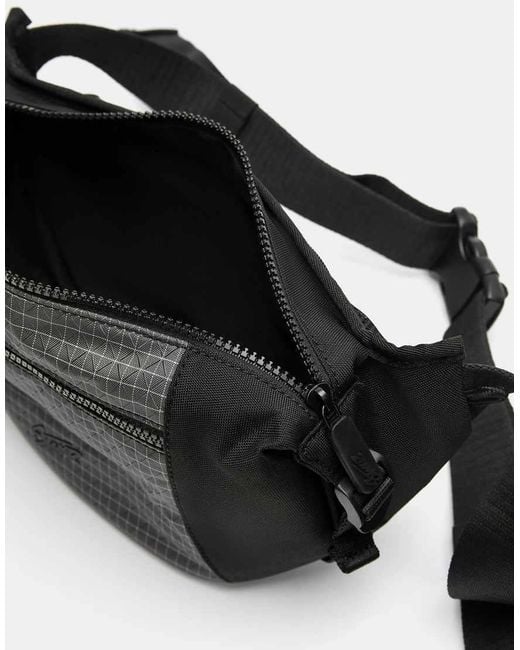 Pull&Bear Black Stwd Technical Belt Bag for men