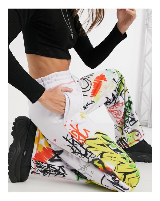 Jaded London Relaxed Wide Leg Trackies 