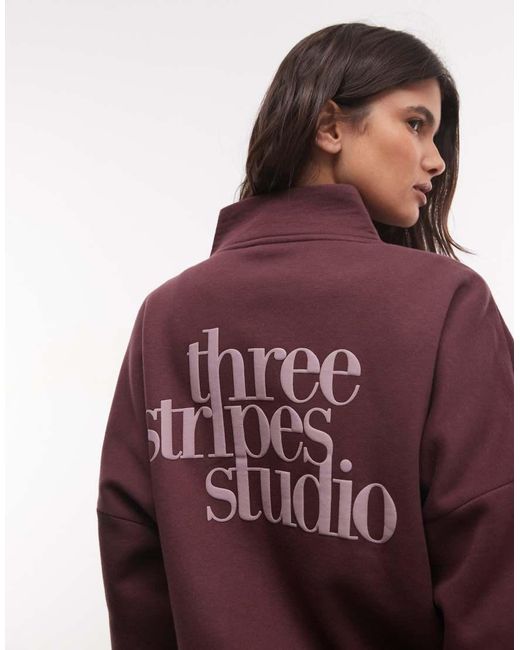 Adidas Originals Purple Three Stripes Studios Tracktop