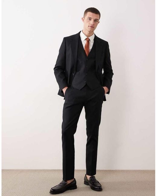 ASOS Black Suit Waistcoat for men