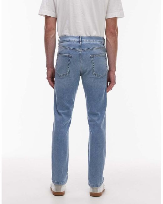Topman Blue Stretch Slim Jean for men