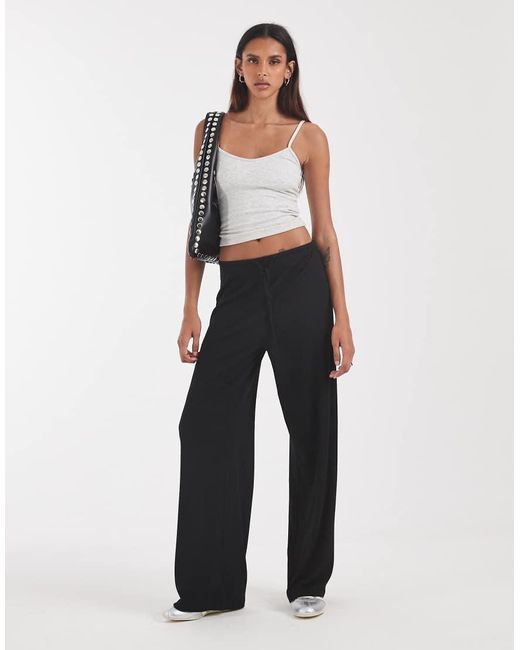 ONLY Blue Wide Leg Trousers