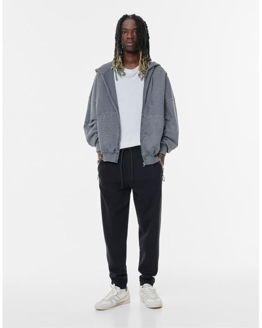 Pull&Bear Blue Tracksuit jogger Trousers for men