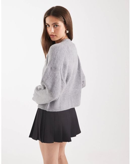 ASOS Gray Edge To Edge Cardigan