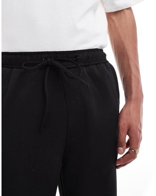 Bershka White Smart Wide Leg jogger for men