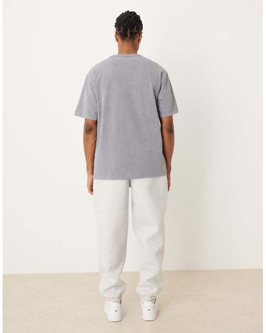 ASOS White Heavyweight Oversized jogger for men