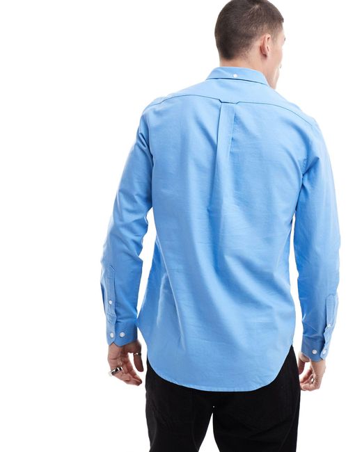 Brewer - chemise à manches longues Farah pour homme en coloris Blue
