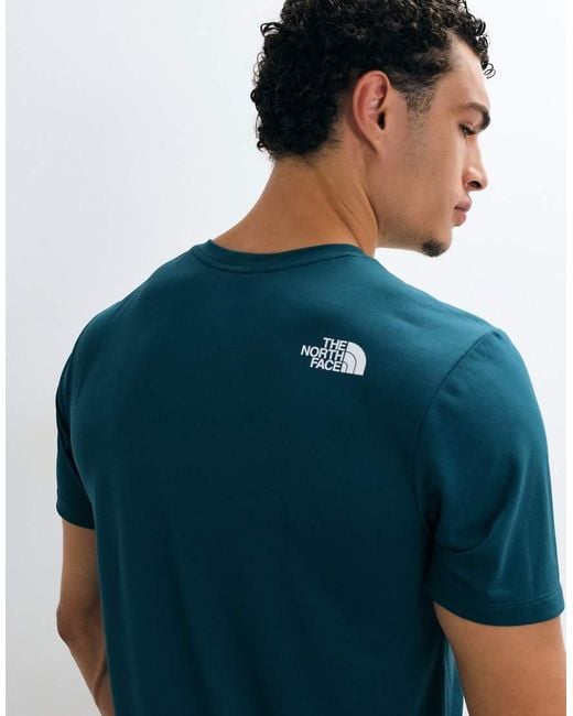 The North Face Blue Training 24/7 Logo T-Shirt for men