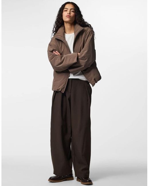 Pieces Brown Jacket