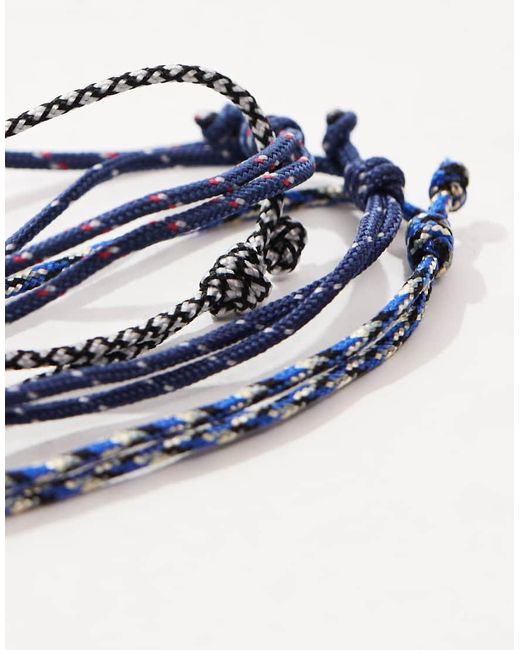 Confezione Da 5 Bracciali di ASOS in Brown da Uomo