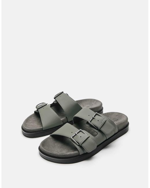 Pull&Bear – sandalen in Green für Herren