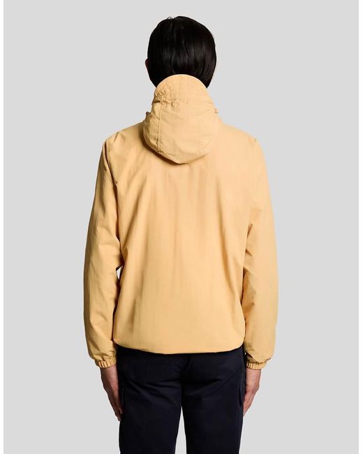 Lyle & Scott Natural Mid Jackets Zip Through Hooded Jacket for men
