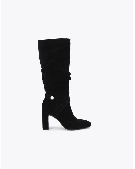Carvela Kurt Geiger Black Jackpot Slouch Knee Boots