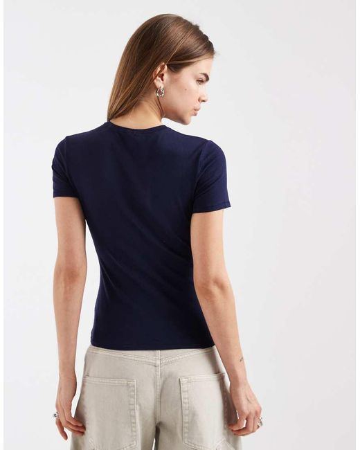 Gap Blue Basic Cotton T-Shirt