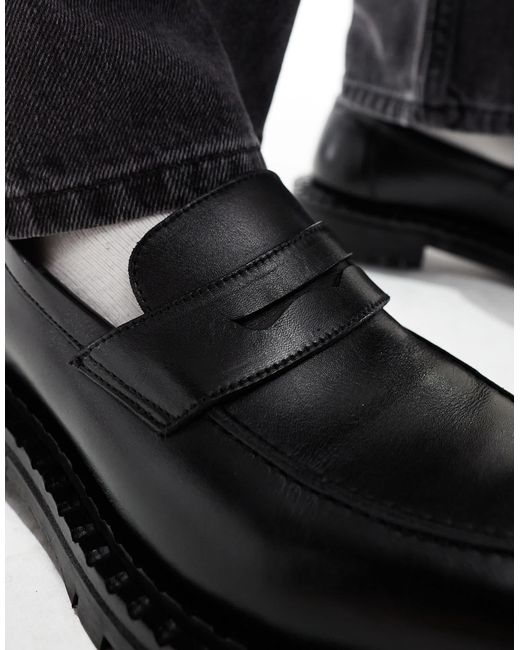 Jagger - mocassins en cuir à mors Walk London pour homme en coloris Black