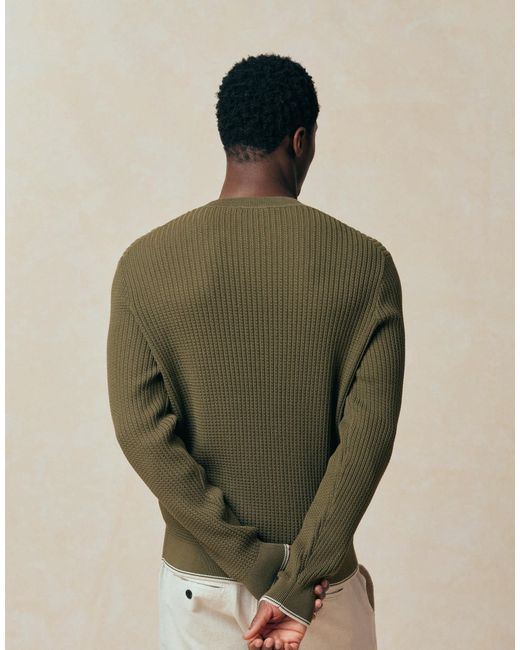Sweat en maille Mango pour homme en coloris Green