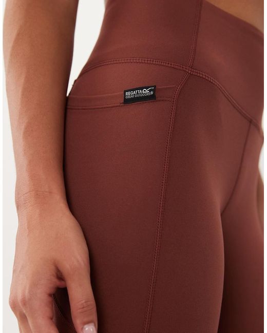 Regatta Red Stretch Outdoor Comfort Contour Leggings