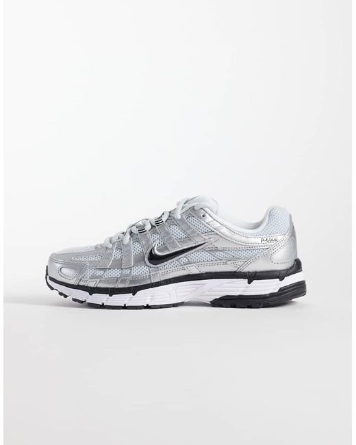 Nike White P-6000 Trainers