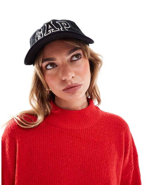 Brave Soul Red – hochgeschlossener strickpullover