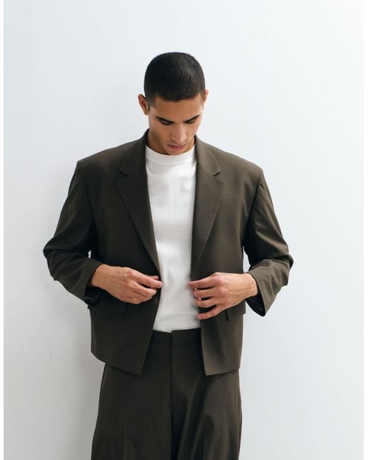 ASOS Black Boxy Suit Jacket for men