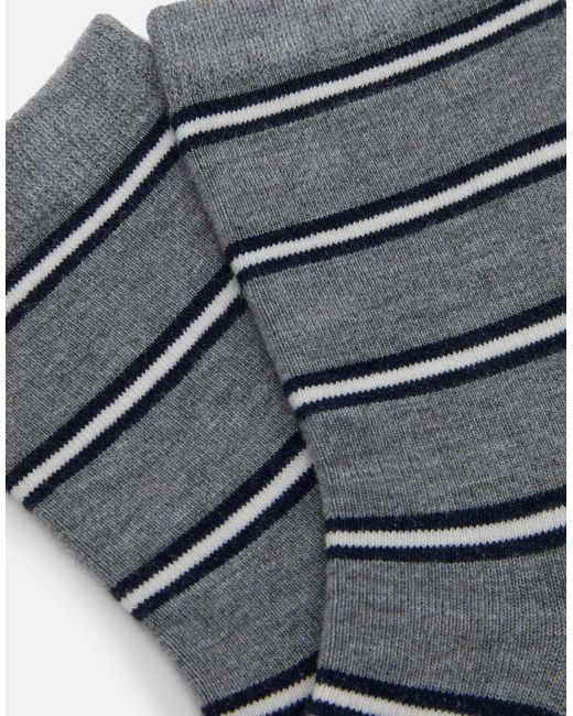 Chaussettes rayées Pull&Bear en coloris Gray