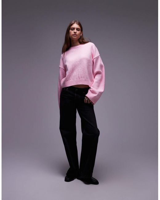 ASOS Pink – oversize-strickpullover