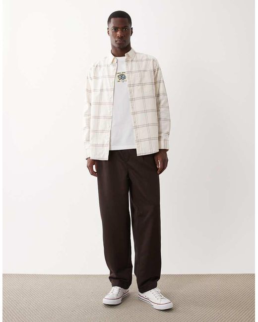 Calvin Klein Natural Check Oxford Shirt for men