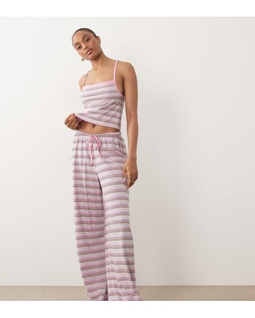 ASOS Pink Asos Design Tall Mix And Match Cotton Pyjama Pants