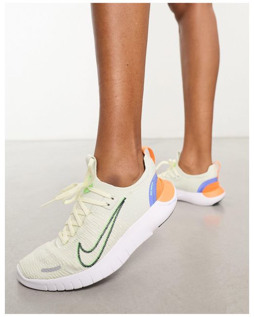 Nike Nike Free Run Flyknit Nn Sneakers in White | Lyst