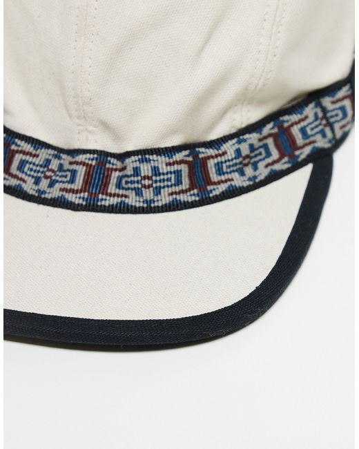 Kavu White Cotton Classic Strap Bucket Hat