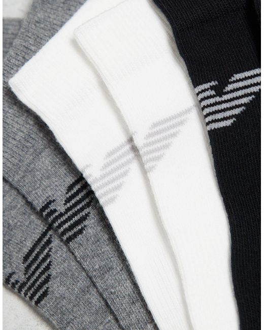 Bodywear - confezione da 3 paia di calzini di Emporio Armani in White da Uomo