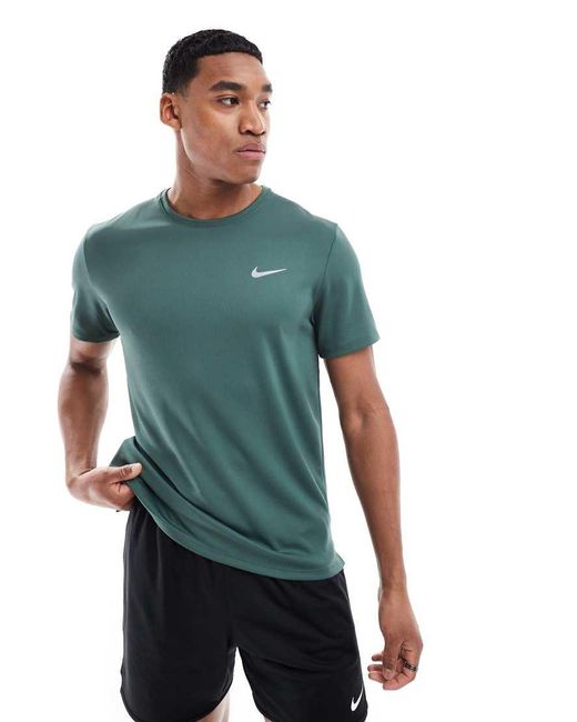 Nike Green Miler Dri-Fit T-Shirt for men