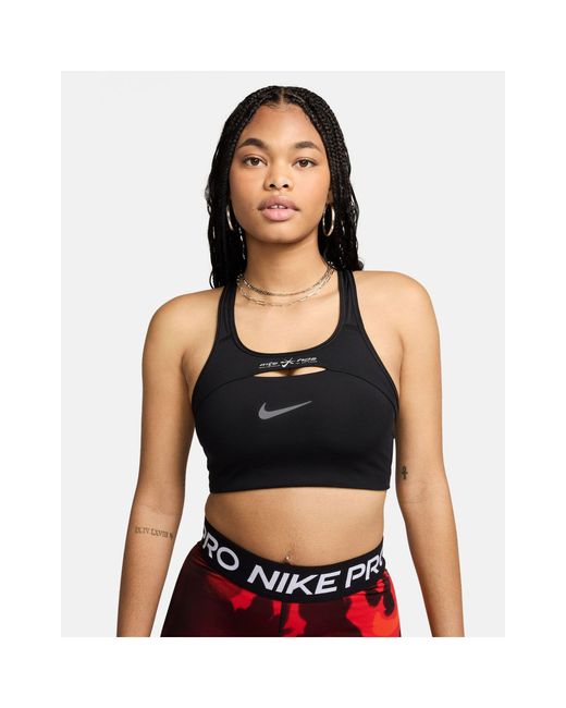 Nike Black Megan Thee Stallion Cut Out Sports Bra