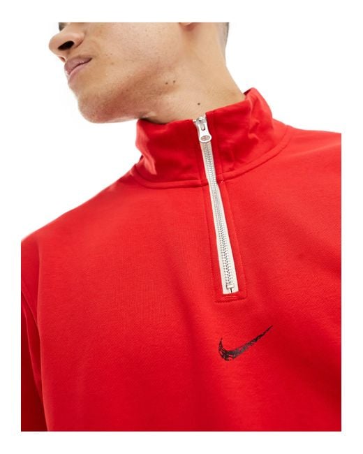 Nike seasonal half zip sale