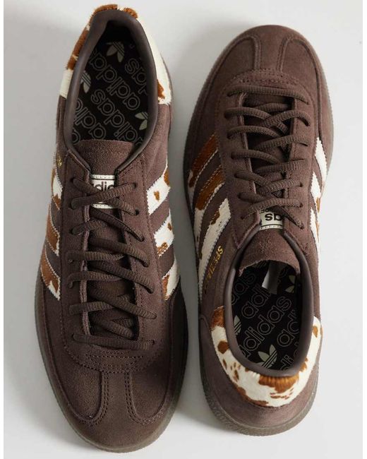 Adidas Originals Brown Handball Spezial Trainers for men