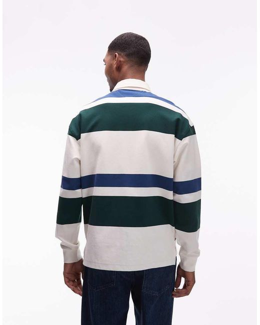 Tommy Hilfiger Gray Relaxed Fit Rugby Shirt for men