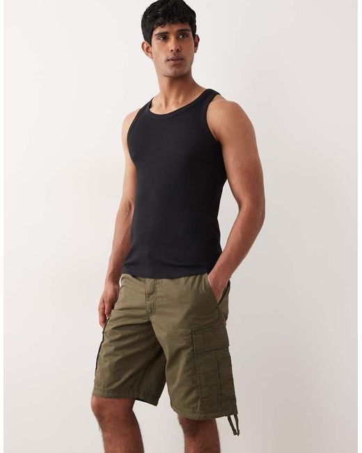 Jack & Jones Cargoshort in het Natural voor heren
