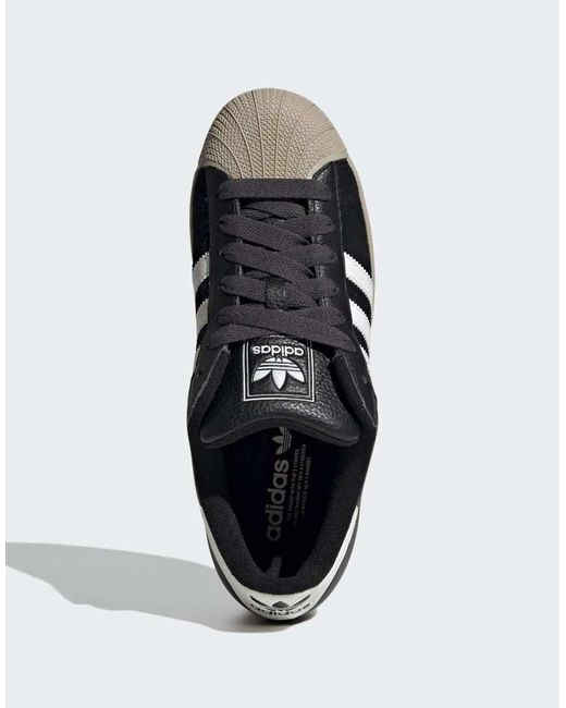 Adidas Originals Black Superstar Ii Trainers