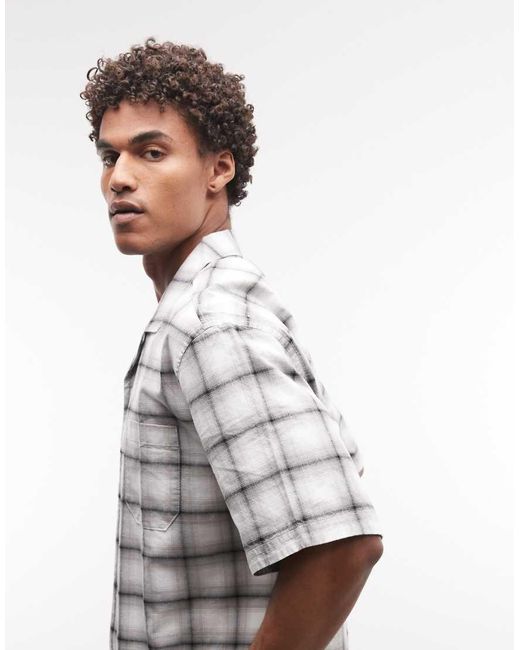 Weekday Gray Oversized Shirt for men