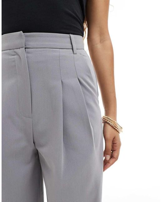 Pantalones De Sastre De Pernera Ancha De Miss Selfridge de color Black