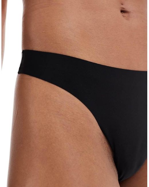ONLY Blue Bonded Invisible Thong