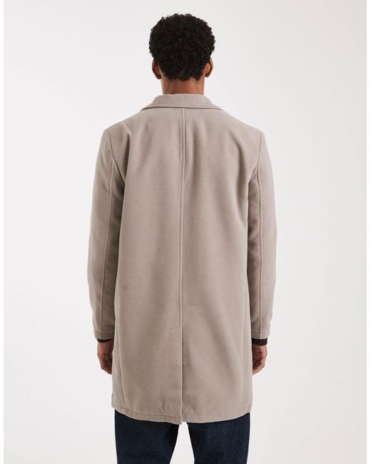 Brave Soul Natural Button Down Smart Jacket for men