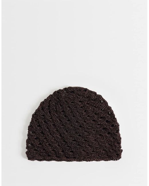 Mango Gebreide Beanie in het Black