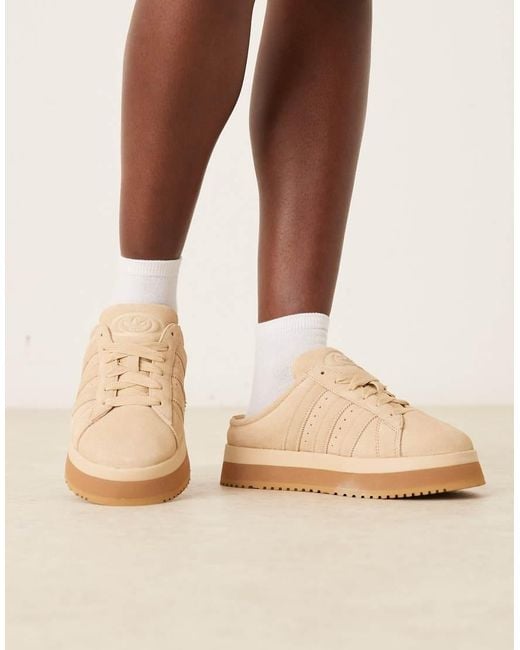 Adidas Originals Natural Campus 00S Winter Low Trainer Mules